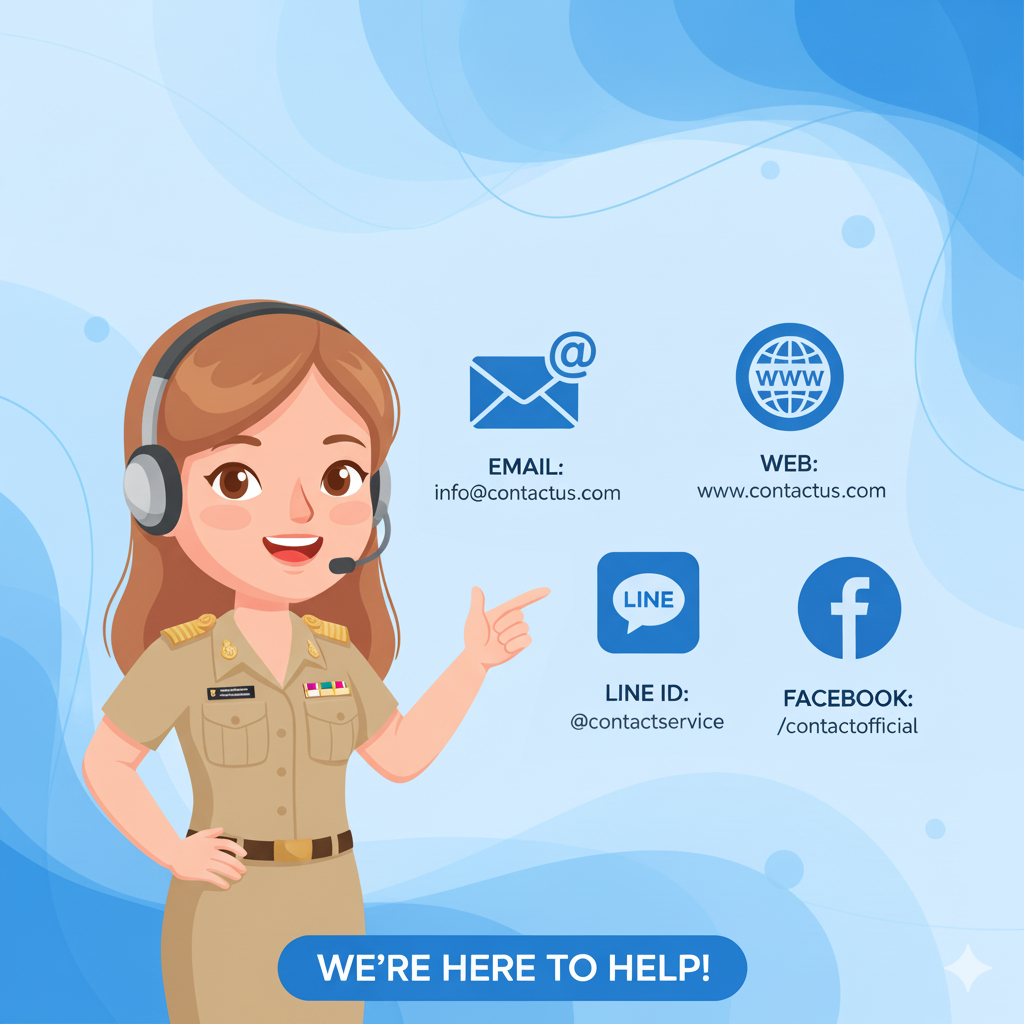 ช่องทางอิเล็คทรอนิกส์สำหรับติดต่อเทศบาลเมืองพิบูลมังสาหาร