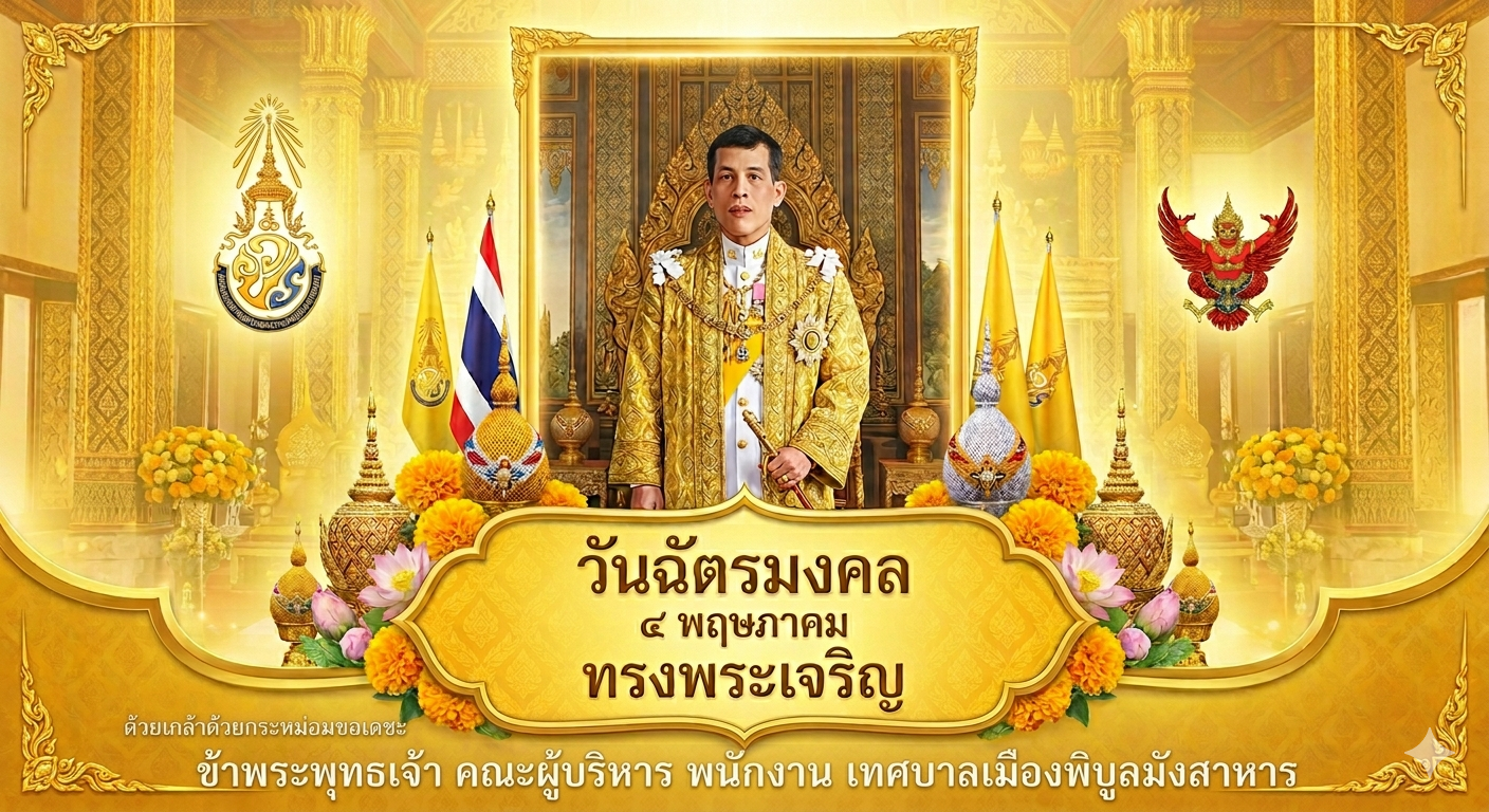 ลงนามถวายพระพร