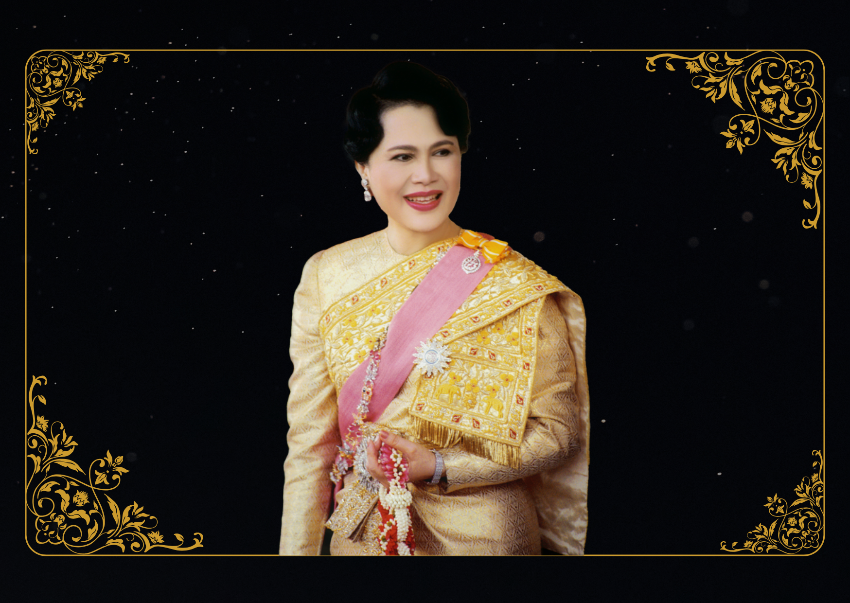 ภาพในหลวงและสมเด็จพระราชินี